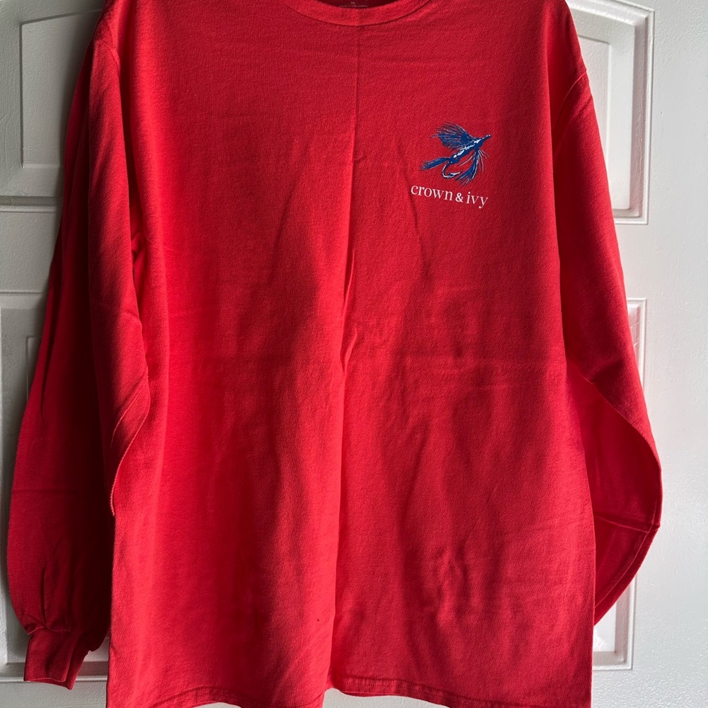 Crown & Ivy “Southern Recreation” Long Sleeve T-Shirt